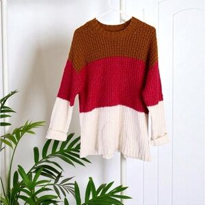 American Eagle Cozy Colorblock Sweater